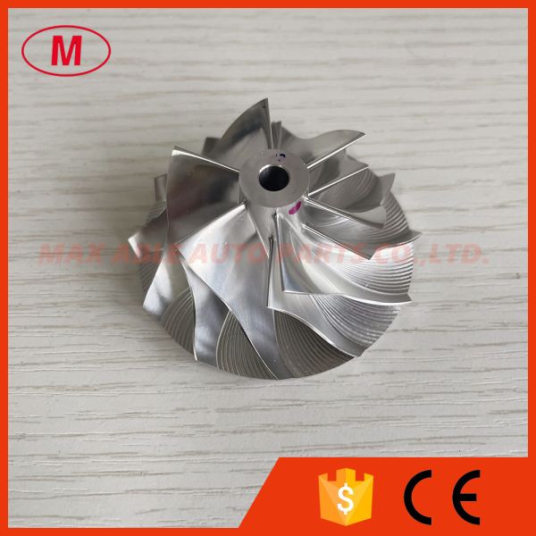 GTA15-25 39.61/56.02mm 701374-0003 1102-022-402 6+6 blades aluminum 2618/billet compressor wheel for 709837-0001/2