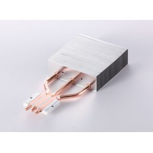 Heatpipe CPU Aluminum Heatsink With Copper For Thermoelectric Cooling