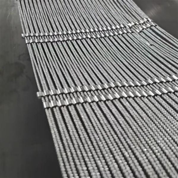 Buy Stainless Steel Knotted Cable Mesh Fence for Balustrade Infill at wholesale prices