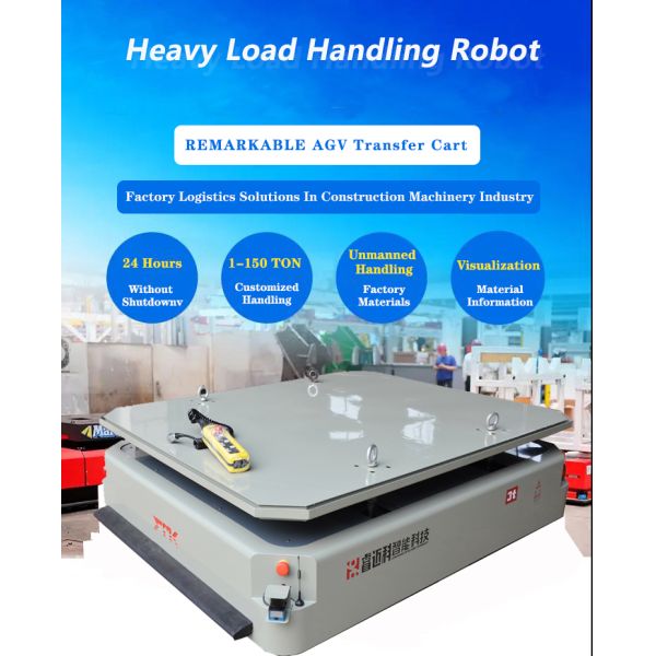 1 To 500Tons Automatic Transfer Cart Motorized Transfer Trolley
