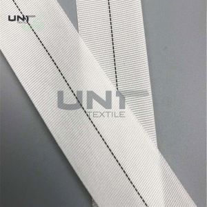 White Woven Garments Accessories Nylon Wrapping Tape With Coating