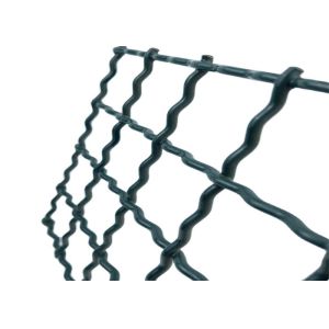 4.5mm Thick Crimped Wire Mesh Black Mining Sieve Vibrating