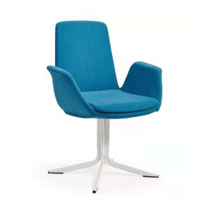 Quality NO Folded Office Fashion Sofa Chair Multi-color Fabric Lounge PC Chair with Metal Legs for sale