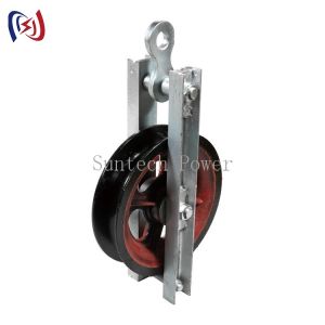 Quality LGJ1120 1040mm Bundled 200KN Large Diameter Conductor Stringing Blocks for sale