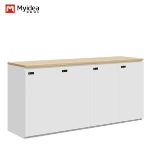 Direct Factory Supply Custom Wooden File customization Cabinet Warm Tone Metal