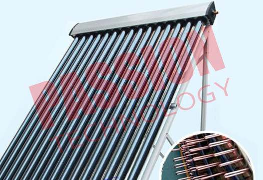 High Efficiency U Pipe Solar Collector No Noise 45 Degree Angle Frame For