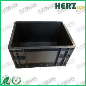 Esd Bin Box Esd Plastic Tool Box Black Antistatic PP PVC Box