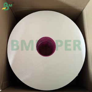 Quality 24gsm 28gsm Cusom Printed Food Grade Paper Roll 29mm for Straw Wrapping for sale