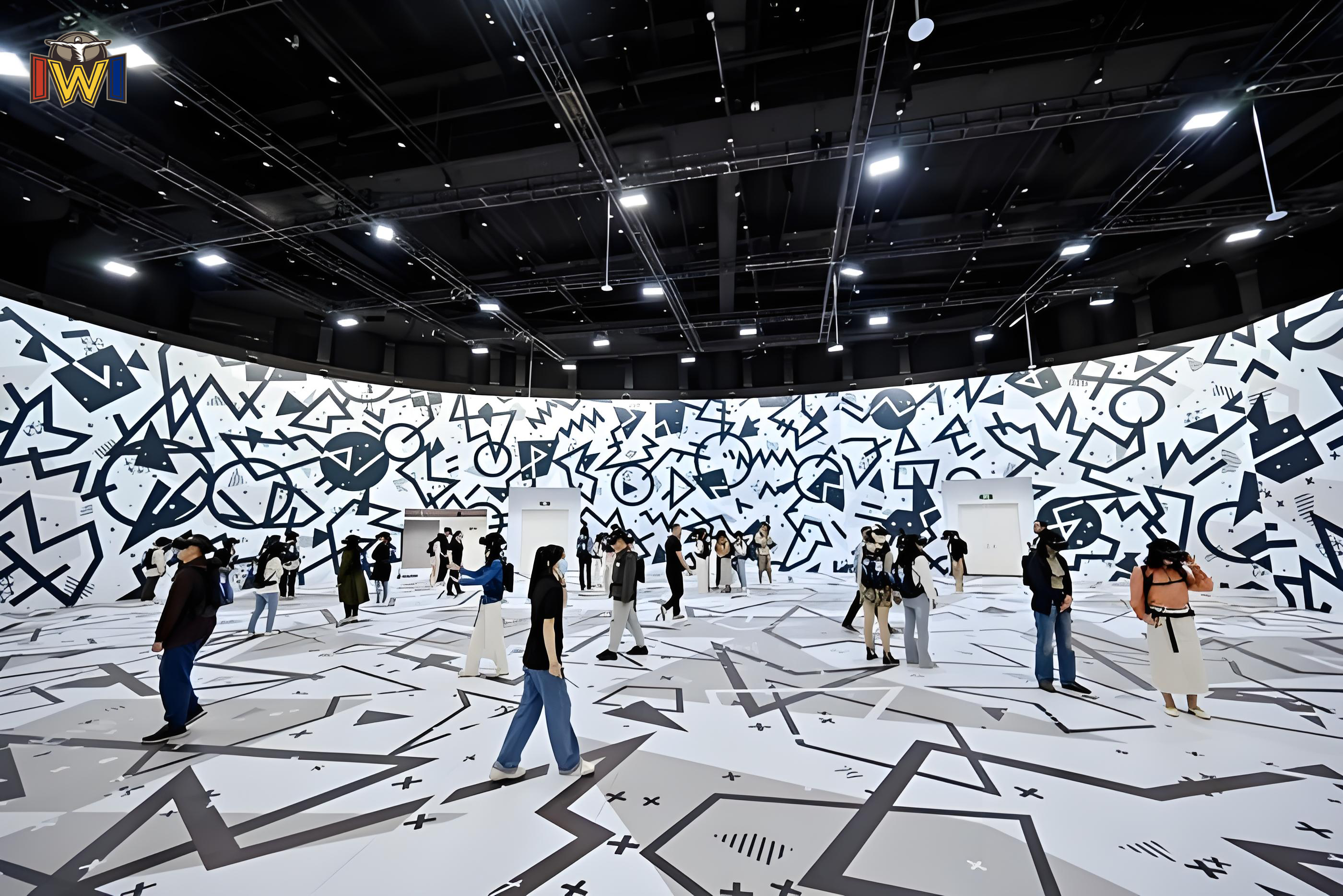 XR Arena Location Based Entertainment Space Game with Special Effects