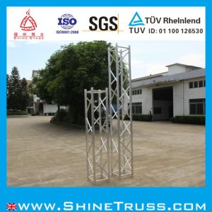 Durable small stage lighting truss for entertainment event service
