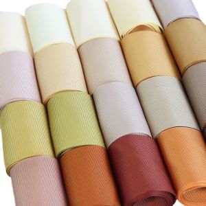 RPET Recycled Polyester Grosgrain Ribbon By The Yard GRS Certificate
