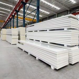 50mm Fire Retardant PU Sandwich Panels With Polyurethane Foam