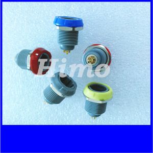 1P series plastic push pull connector redel compatible PAGPKG
