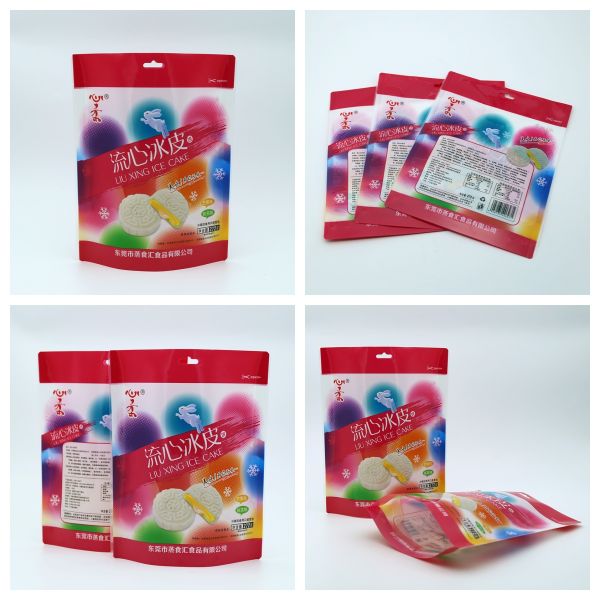 Eco-Friendly Stand Up Bags For Pastry Packaging With Food-Grade Materials And Customizable Printing.