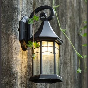 China Retro wall lamp villa corridor residential porch decorative bra waterproof village exterior out door lamp(WH-HR-48) on sale