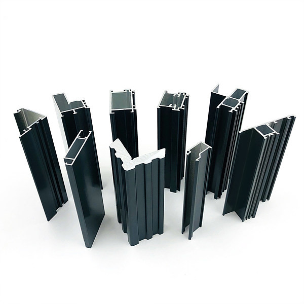 Buy Black 0.8mm slotted Anodized Extrusion Aluminium Profiles at wholesale prices