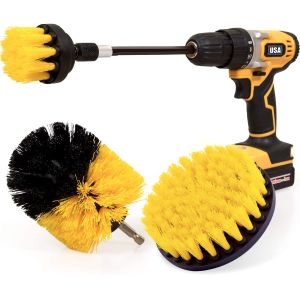 Drill Brush Attachment Set Cleaning Kit Drill Brush with Extend Attachment