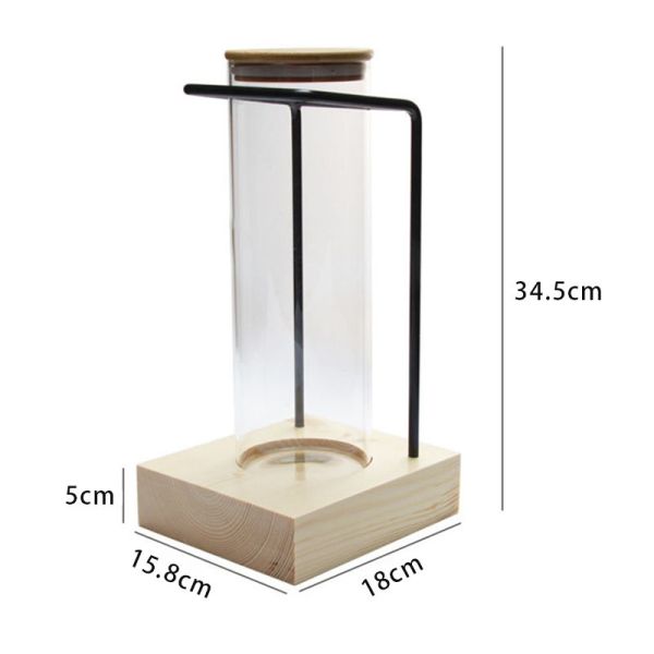 FDA Dried Fruits 1000ml Glass Sealed Display Bottle