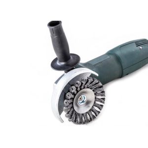 115mm M14 Bevel Brush Knot Wire Steel Wire Brush for Weld Cleaning Rough Surface