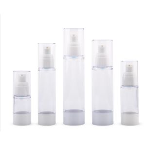 15ml 30ml 50ml Plastic Airless Bottle For Cosmetic Packaging