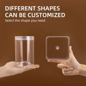 PET Plastic Tiramisu Dessert Cupcake Packing Box With Lid