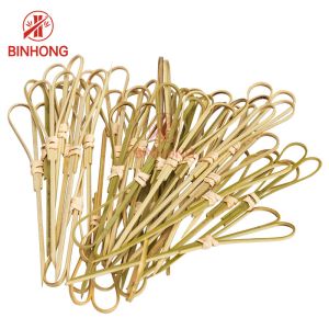 Sustainable AAA Grade Thickness 3.0mm Knotted Bamboo Picks