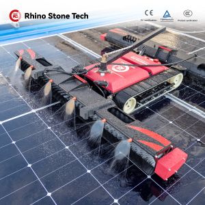 Solar Panel Cleaning Robot Solar Panel Machine Wet and Dry Solar Panel Cleaning