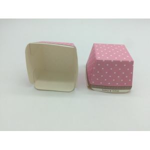 Pink Red And White Polka Dot Cupcake Wrappers Square Muffin Liners Heat Resistant