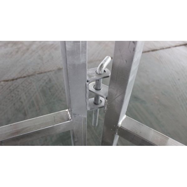 Six Bars Heavy Duty Metal Oval Rai Portable Corral Panels For Cattle