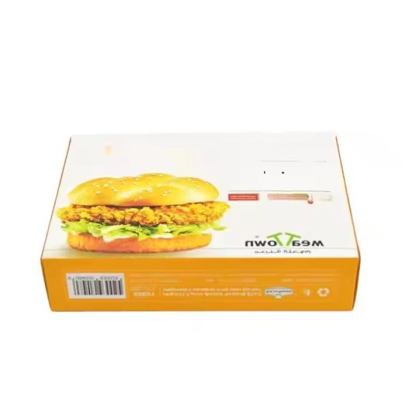 Buy Custom Frozen Chicken Burger Boxes with Logo Branding Biodegradable Food Transport Packaging and Custom Sizes at wholesale prices