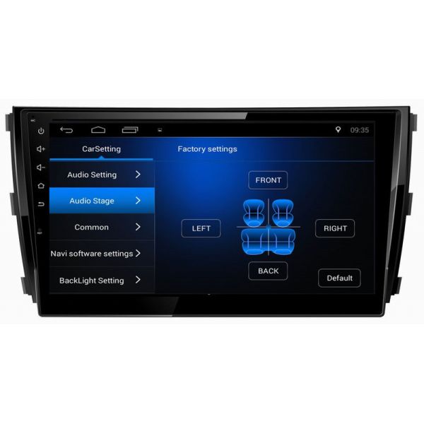 Ouchuangbo car dvd gps navigation android 8.1 for Zotye T600 RK3188 Cortex-A9 1.6GHz 4 Cores bluetooth