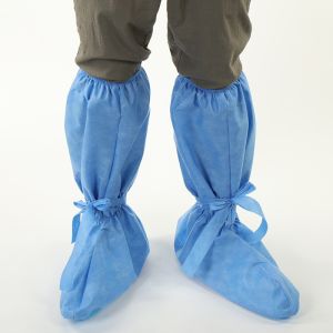 Unisex Non Woven Disposable Shoe Covers , Disposable Polypropylene Shoe Covers