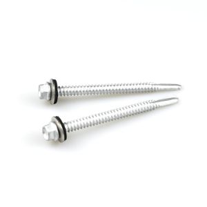 12 -14x75 Stainless Steel Self Drilling Roofing Screw Tek Bimetallic Screw With