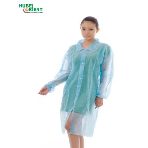 Unisex Medical Disposable Nonwoven Lab Coat For Adults