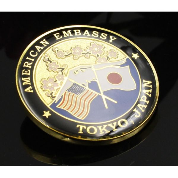 Custom plated metal souvenir medal stoving varnish paint epoxy drops glue logo flag picture