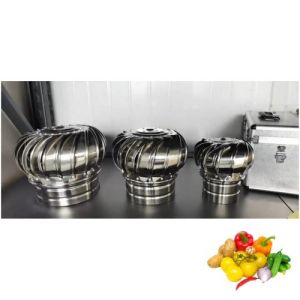 Source Factory Stainless Steel Roof Ventilating Fan Without Power Wind Drive