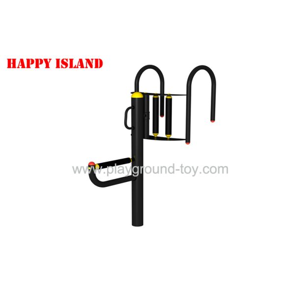 3.0mm Thick Galvanized Steel Outdoor Gym Equipment For Park