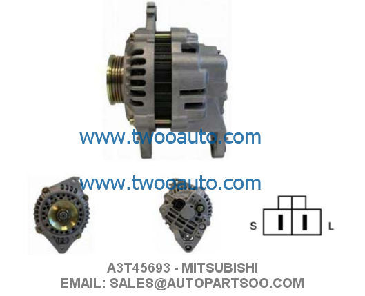 Buy A3T45691 A3T45693 - MITSUBISHI Alternator 12V 90A Alternadores at wholesale prices