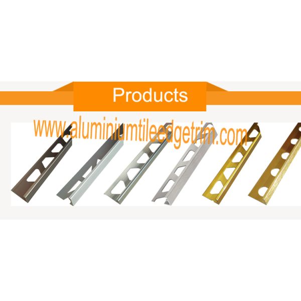 different color aluminium tile straight edge protection trims