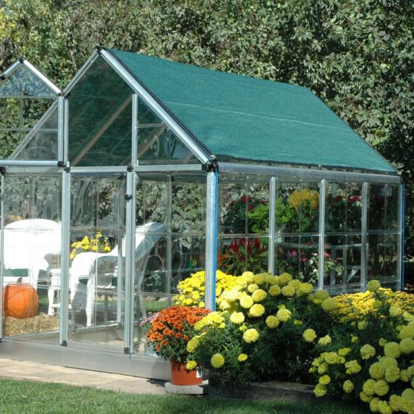 HDPE UV 320gsm Outdoor Shade Sails , Sun Shade Net Dark Green Color