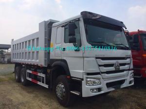 Quality White Color HOWO 371/336/290/266HP 6x4 10 wheeler Mining Dump/ Dumper/Tipper Truck volvo Technology For Laos Myanmar for sale