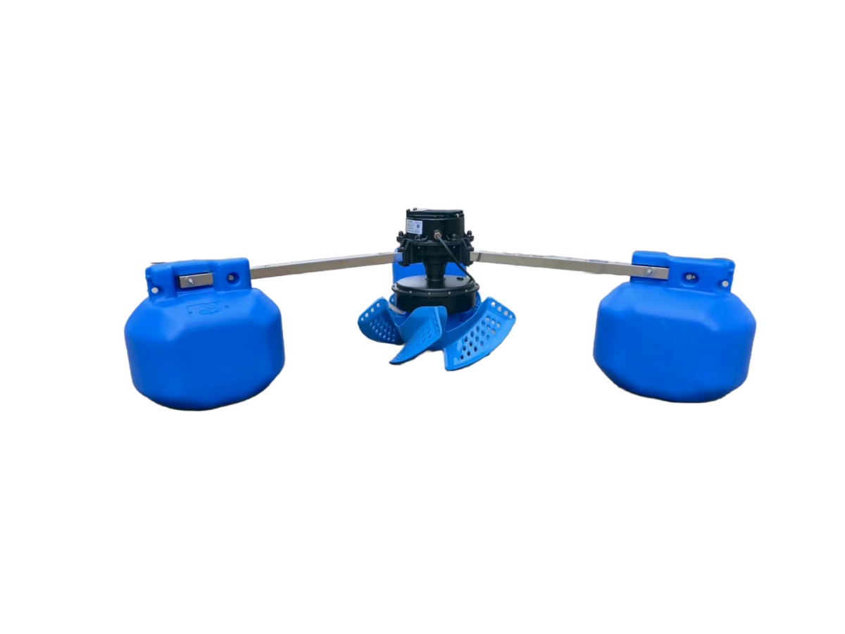 1.5kw Permanent Magnet Variable Frequency Aerator in operation
