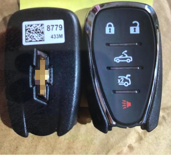 Chevrolet Camaro 5 Button Remote Key Fob FCC ID HYQ4EA 13508779 433 Mhz OEM