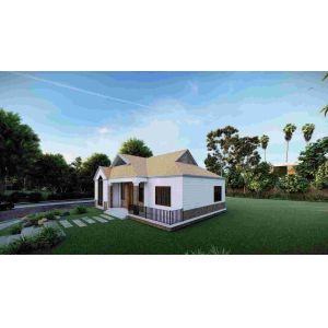 Luxury Villa - (QB01) Heya Steel Light Luxury Villa Design Building Steel