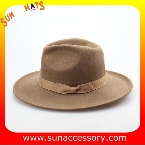 1462 Sun Accessory camel winter wool felt safari mens fedora hats ,Shopping online hats and caps wholesaling