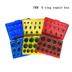 AS568 382PCS Excavator Seals FKM O Rings Box FKM Material Rubber O Ring Repair