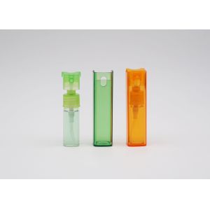 10ml Refillable Perfume Tester Bottle Square Pet Atomizer Colorful Plastic