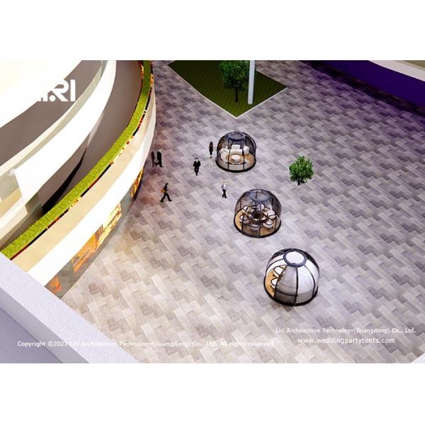 Buy Alu Frame Structure Crystal Hotel Dome Tent With Customized Logo at wholesale prices