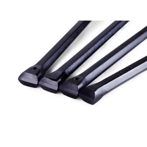 Long Black Integral Rod with Chisel Bit , rock drill tools