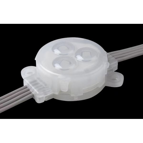 Outdoor Waterproof 1W Smd3535 DMX512 DC12V 30mm RGBW LED Point Light IP67